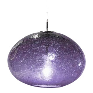 Orbit Pendant Light from the Boa Lantern Collection in Blue Lilac For Sale