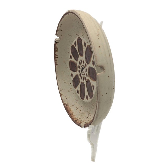 1970s Mid 20th Century Otagiri Stoneware Ceramic Ashtray For Sale - Image 5 of 11