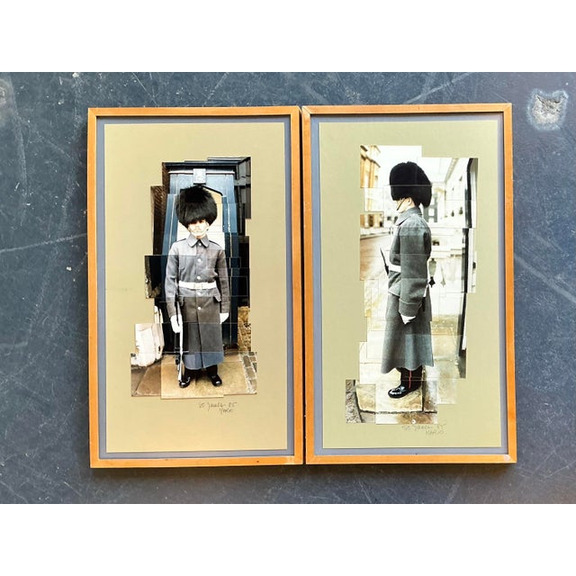 Vintage Original 1980s Collage on Paper - Set of 2 For Sale In West Palm - Image 6 of 12