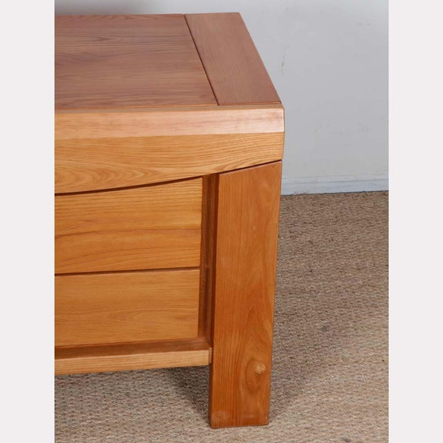 Vintage Chest of Drawers in Elm, 1980s For Sale - Image 3 of 10