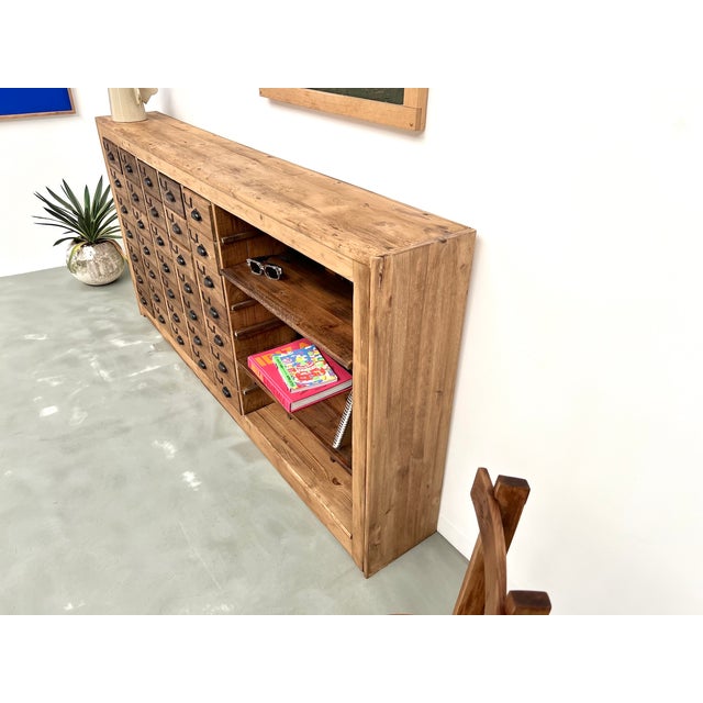 35-Drawer Craft Cabinet, 1950s For Sale - Image 10 of 18