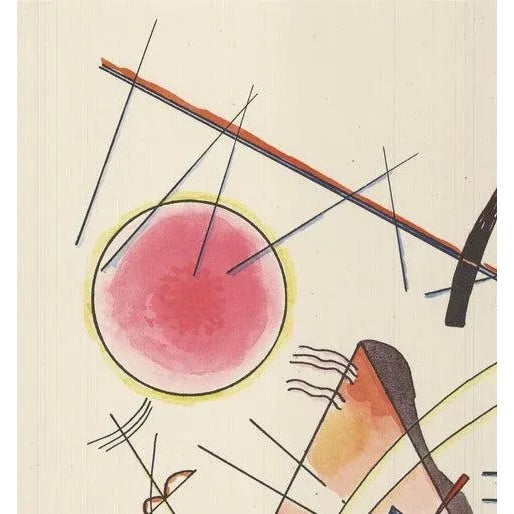 Abstract Expressionism Wassily Kandinsky Watercolor from the Hess Guest Book, 1990 For Sale - Image 3 of 4
