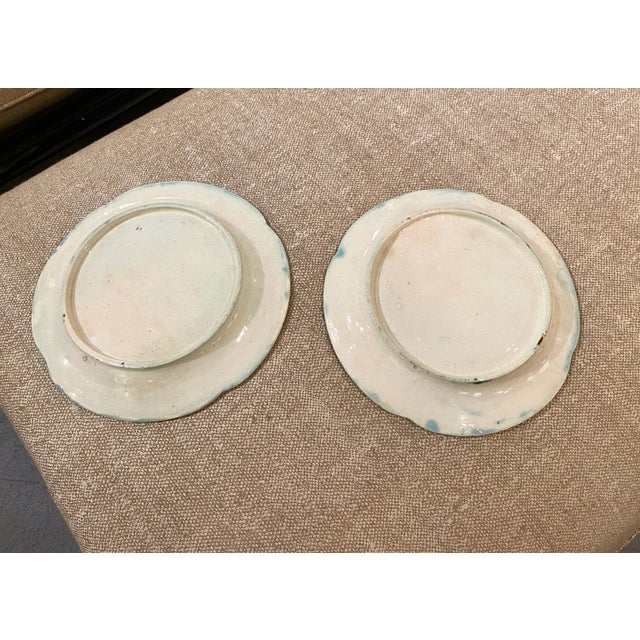 French Majolica Asparagus Plate, 19th Century Choisy-Le-Roi For Sale In Los Angeles - Image 6 of 10