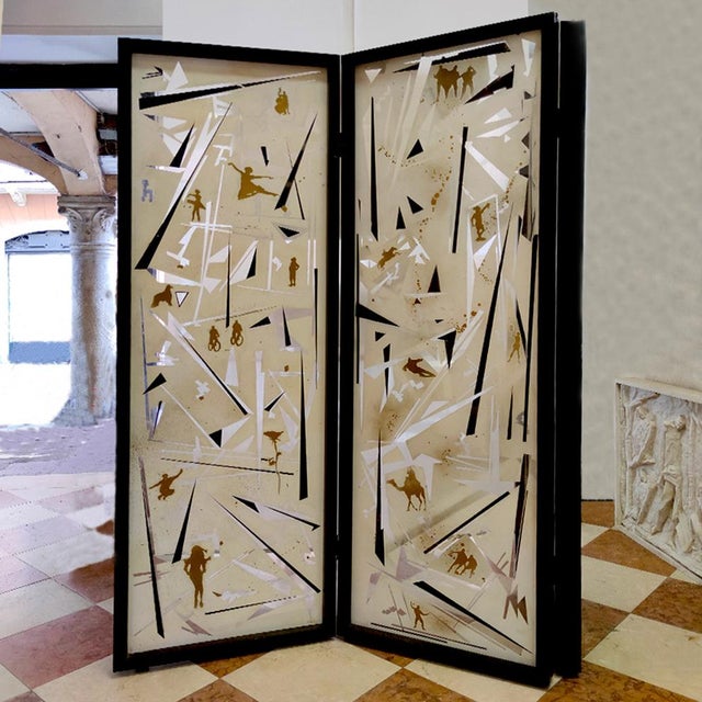 1990s Art Screen by Angelo Rinaldi, 1990s For Sale - Image 5 of 13