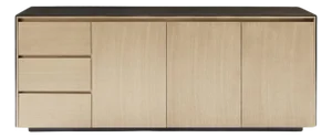 Modern Greg Sheres Style Oak and Bronze Buffet – “Barcelona"