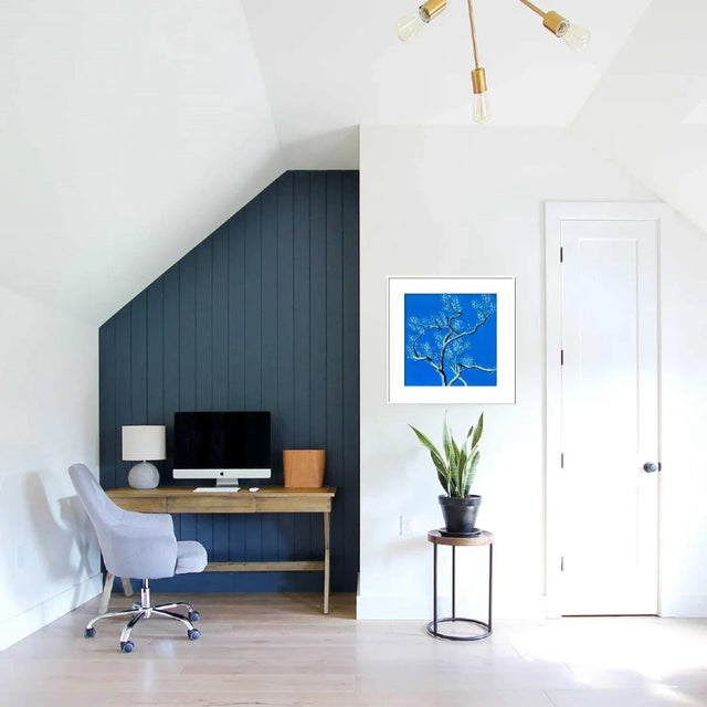 Modern "Magnolia in Spring 5" Contemporary Chinoiserie Style Botanical Painting by Shabs Beigh For Sale - Image 3 of 5