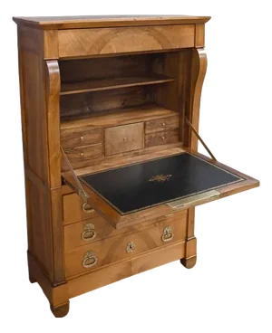 Mid-19th Century Restoration Walnut Secretary Desk