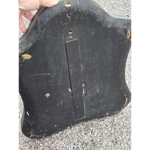 Art Nouveau Etched and Scalloped Table Mirror, Venice, 1910s For Sale - Image 4 of 9