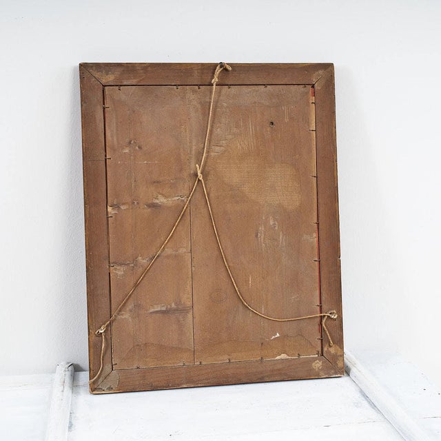 Vintage 20th Century Mirror with Golden Frame For Sale - Image 5 of 6