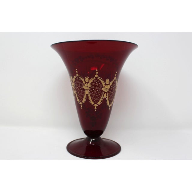 Murano Vintage Souvenir Venice Vase For Sale - Image 4 of 5