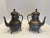 Ornate Antique Middle Eastern Silver Plated 4-Piece Tea & Coffee Service Set For Sale - Image 4 of 8