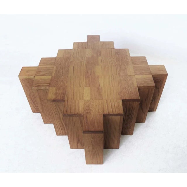 Mid-Century Modern Mid-Century Modern Art Deco Style Skyscraper Coffee or Cocktail Table For Sale - Image 3 of 8