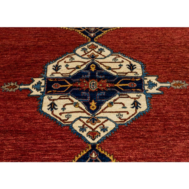 Oriental Handmade Rug 8'11" x 12'4" For Sale - Image 4 of 4