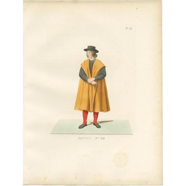 Paul Mercuri, Medieval Knights, Clergy & Nobles, 1845, Lithograph, Set of 10 For Sale - Image 11 of 14