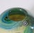 Contemporary Art Glass Graal Vase Unique Robert Oldergaarden 1990s Fish Decor For Sale - Image 3 of 5
