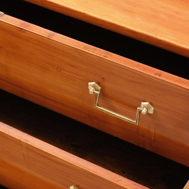 Antique German Chest of Drawers in Cherry, 1810 For Sale - Image 6 of 12