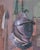 Fleer by Elena Burykina | Oil on panel Helmet and spears on display For Sale