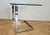 Mid-Century Cantilevered Glass & Chrome Side Coffee Table Gebra, 1980s For Sale - Image 9 of 17