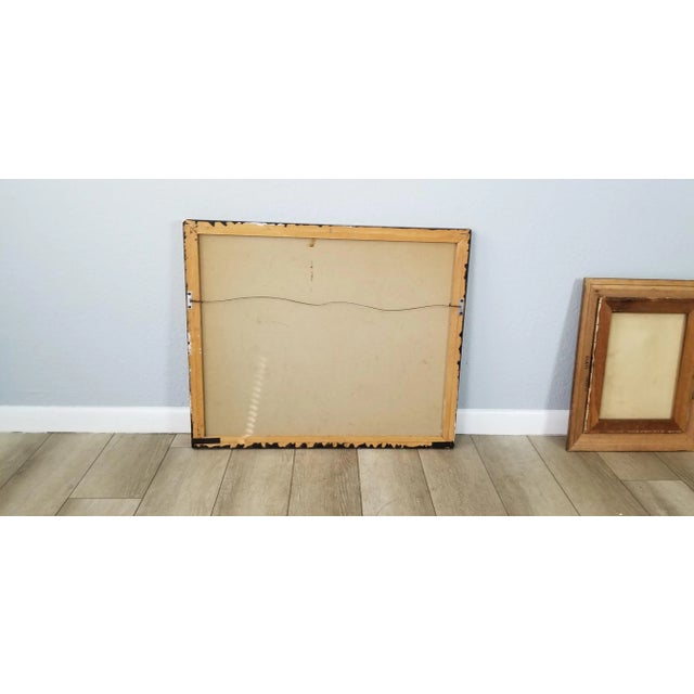 Vintage Figurative Abstrasct Fisherman Tile Mural For Sale - Image 10 of 11