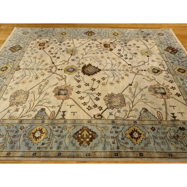9'2 X 11'9 Ziegler Sultanabad Oriental Living Room Rug For Sale - Image 4 of 10