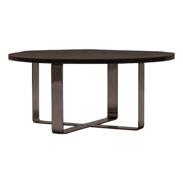 Large Vintage Brutalist Slate Stone Coffee Table, 1970s For Sale