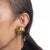 Chanel 1990s 90s Chanel Crystal Earrings Large Cluster Clip On Yellow Tone Collection 29 - 2 Pieces For Sale - Image 4 of 4