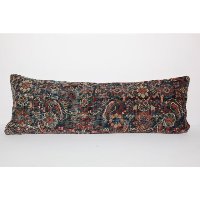 Textile One of a Kind TribalAntique Persian Rug Lumbar Pillow Cover -14'' X 42'' For Sale - Image 7 of 9