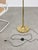 Mid-Century Arched Floor Lamp in Brass For Sale - Image 12 of 15
