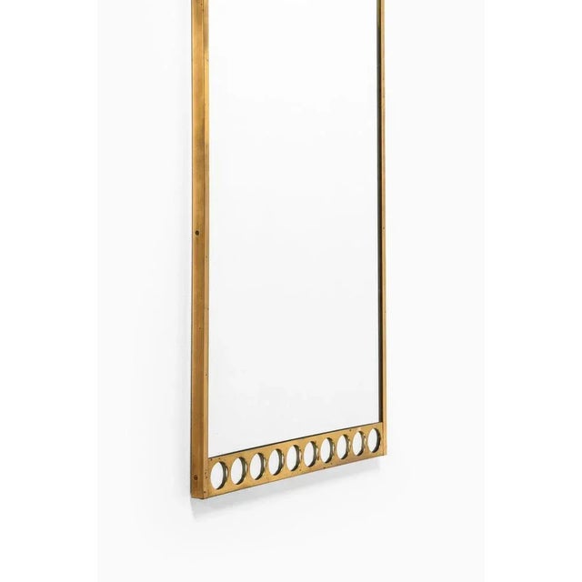 Very rare mirror in brass, 1960's additional information: material: brass style: mid century, scandinavian produced by...