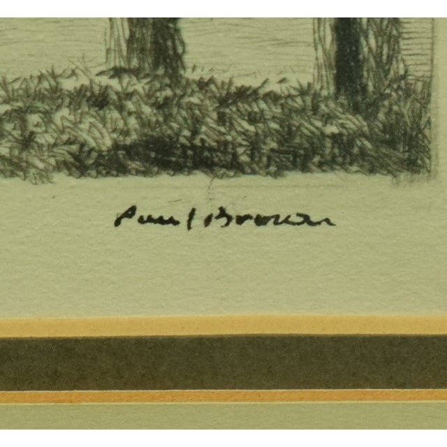 "New Jersey Hunt Cup" C1930 Drypoint by Paul Brown For Sale - Image 9 of 15