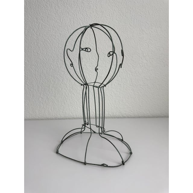 16" Wire Bust in the Style of Alexander Calder, Late 20th Century For Sale - Image 14 of 14