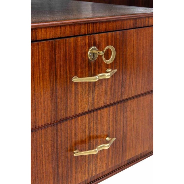 Mid-Century Desk attributed to Vittorio Dassi, 1950s For Sale - Image 4 of 13