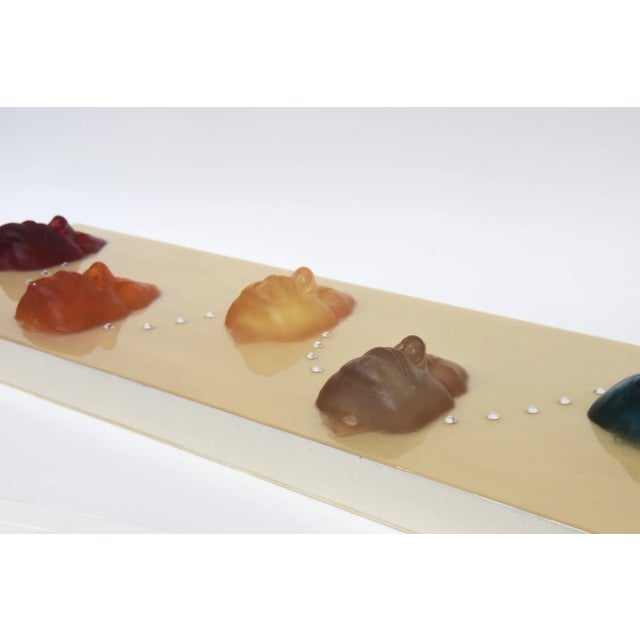 This wonderful signed mixed media work or art and sculpture is by a Florida artist named Donna Lee Steffens. The mixed...
