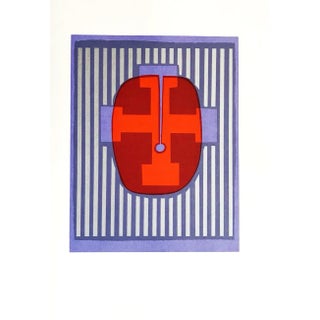 1978 Ronald King Screen Print in Colors, Frere-04 For Sale