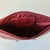 1996 Vintage Boho Chic Coach Red Leather Cosmetic Pouch. For Sale - Image 6 of 10