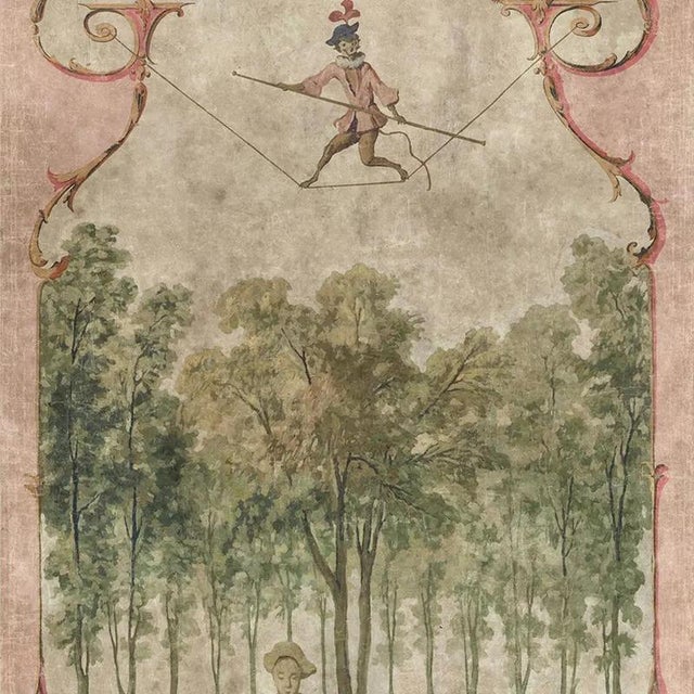 19th Century Style Panoramic Wall Mural on Canvas For Sale - Image 5 of 7