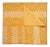 Chevron Hand Stitched Quilt, Twin-XL - Ocher For Sale