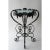 Early 20th Century Garden Pedestal Wrought Iron From Palm Beach Mizner Workshop For Sale - Image 5 of 11