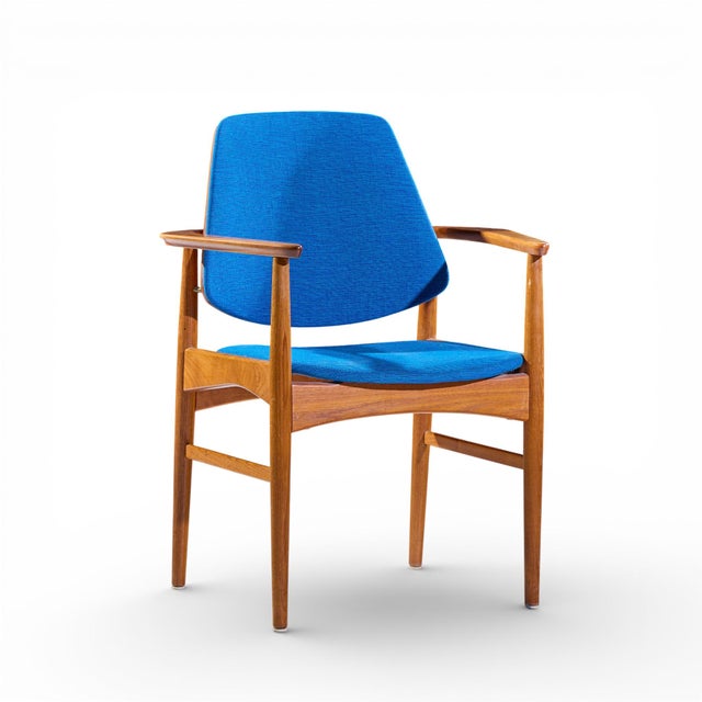 Brown Arne Vodder for Bovirke Mid Century Danish Teak Dining Chairs - Set of 6 For Sale - Image 8 of 14