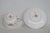 White Minton Dainty Sprays England Bone China Flowers Tea Cup and Saucer 2pc Set 5033b For Sale - Image 8 of 12