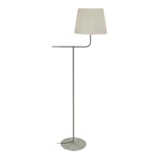 Brushed Nickel Point Floor Light For Sale