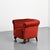 Art Deco Red Velvet Armchairs, France, 1920s, Set of 2 For Sale - Image 11 of 16