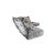 Fabric Corner Sofa in Grey - Silver from Bretz Matilda For Sale - Image 5 of 8
