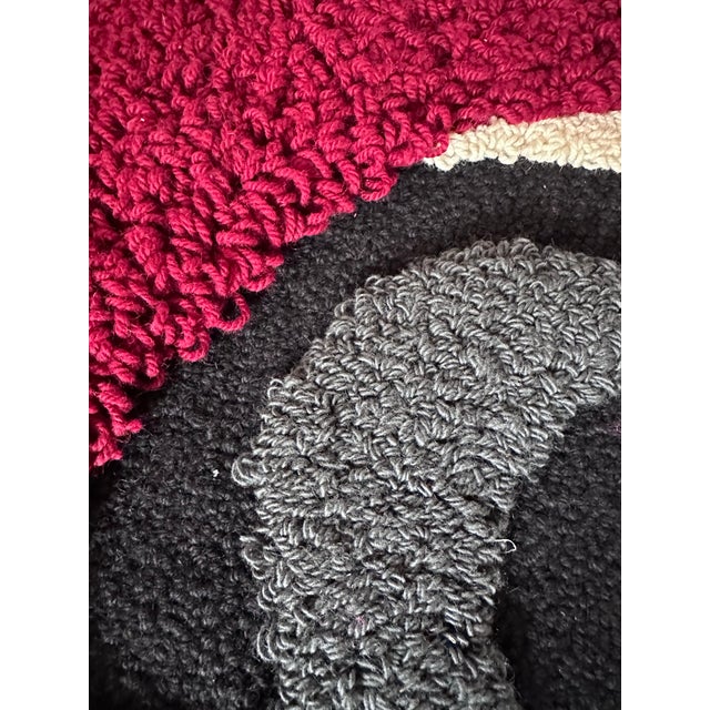 Abstract Harry Hilson Virgin Wool Wall Hanging Tapestry For Sale - Image 3 of 8