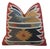 Abstract Stunning Southwestern Handwoven Kilim Feather/Down Pillow For Sale - Image 3 of 6