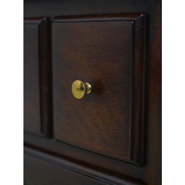 Wood Pair Henkel Harris Mahogany McKenzie Nightstands For Sale - Image 7 of 18