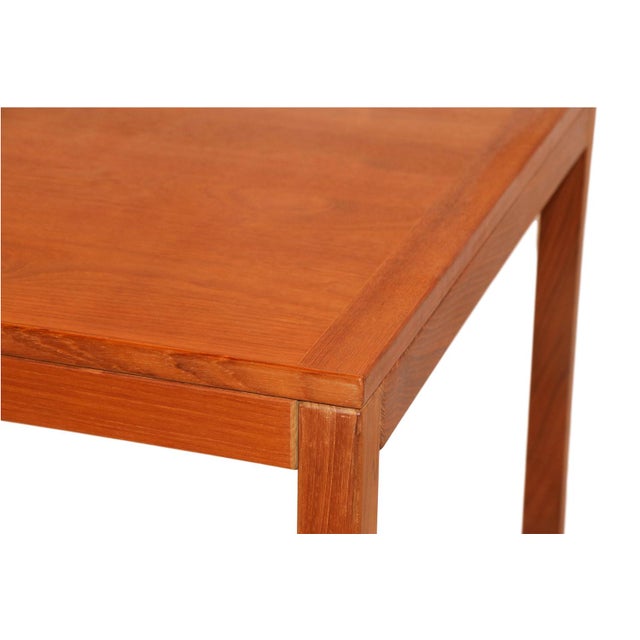 Brown Mid Century Modern Vejle Stole Mobelfabrik table For Sale - Image 8 of 9