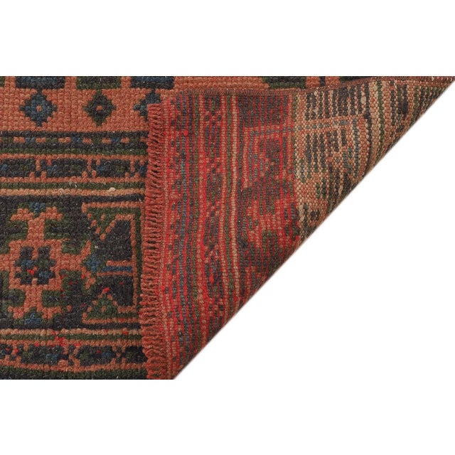 Mid 20th Century Mid 20th Century Decorative Vintage Turkish Oushak Rug For Sale - Image 5 of 7