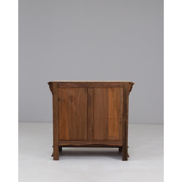 1900s Belgian Louis XIII Carved Oak Buffet For Sale - Image 10 of 18