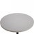 Charles Eames circular table with a white laminat table top and a chrome frame. The table is from the 2000s and appears in...